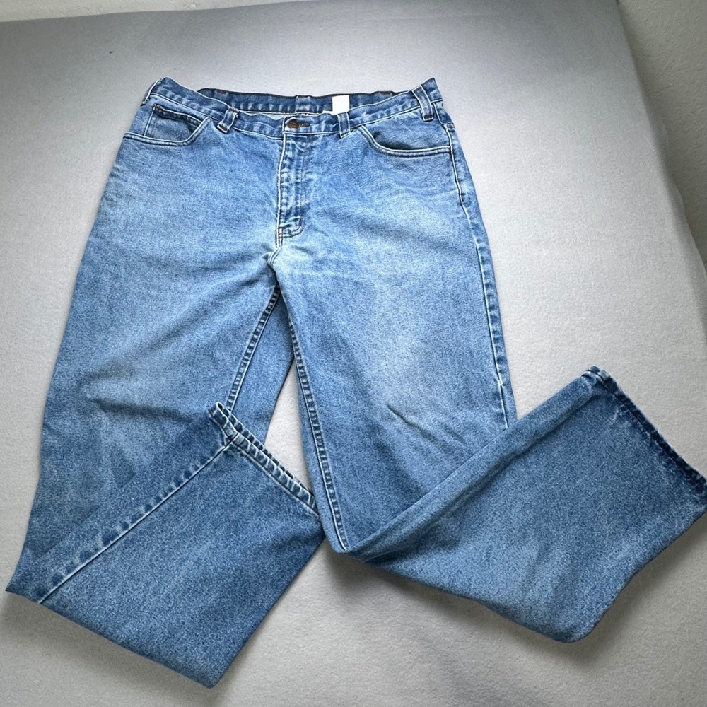 Tough Duck FR Flame Resistant Carpenter Jeans Mens 36x32 Blue Denim CAT 2